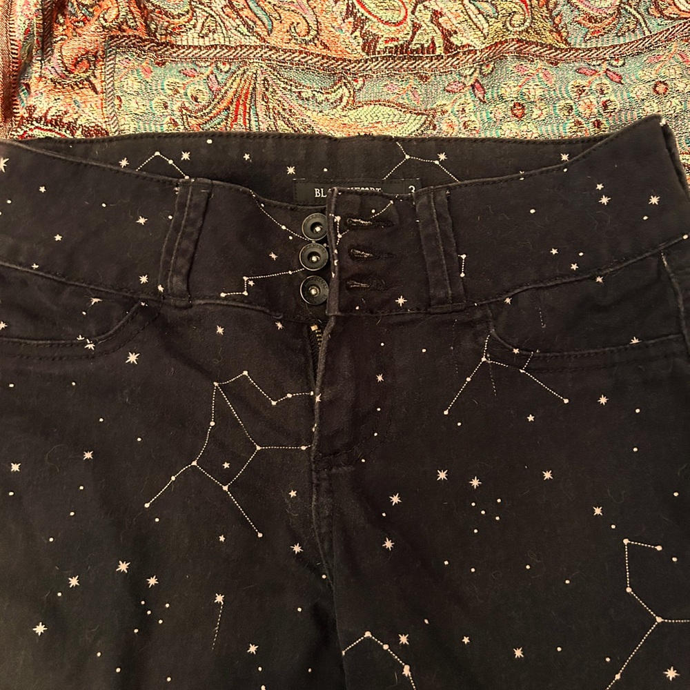 Blackheart Constellation Print Super Skinny Jean